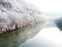 Kentucky River in Snow